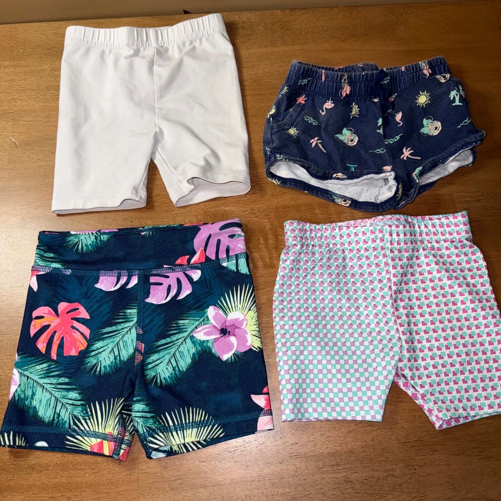 Toddler Girls Shorts Bundle 2T Hanna Andersson Disney Jumping Beans 4 Pack